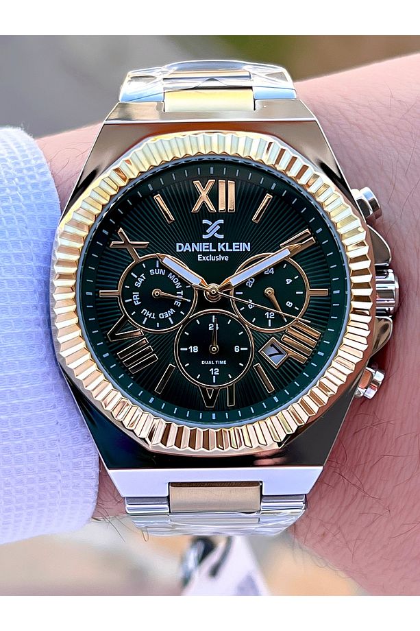 Çelik Kordon Rolex Kasa+Takvim 3 Atm Suya Dayanıklı Erkek Kol Saati EDK.1.10665-7 - 4
