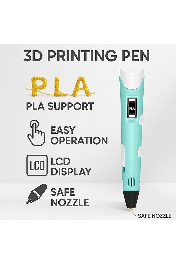 3d Pen Üç Boyutlu Yazıcı Kalem 50 Metre Flament Ile - 4