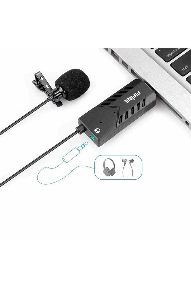 K053 - Usb Kablolu Yaka Mıkrofonu - 4