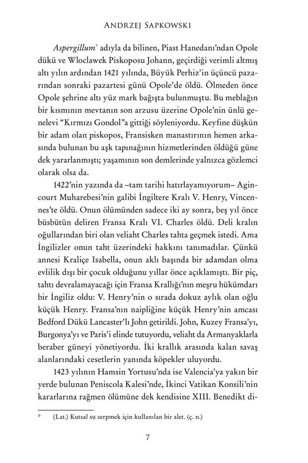 Deliler Kulesi - Hussit Üçlemesi 1| Andrzej Sapkowski - 6