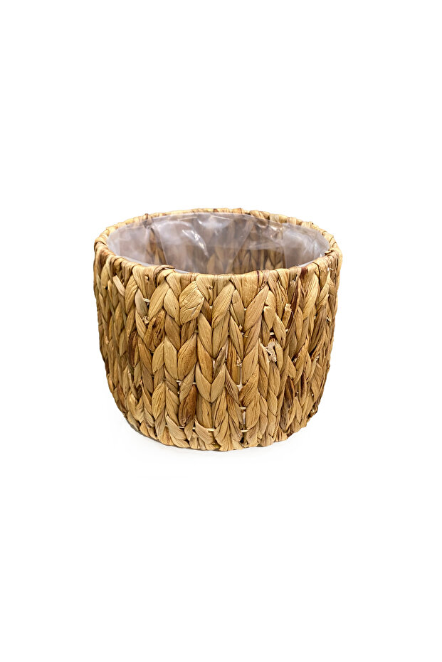 Wicker Cobalt I Basket Is a Decorative and Stylish Design with This Durable Inner Coating. 4 Different Sizes, Sold Individually. - 2