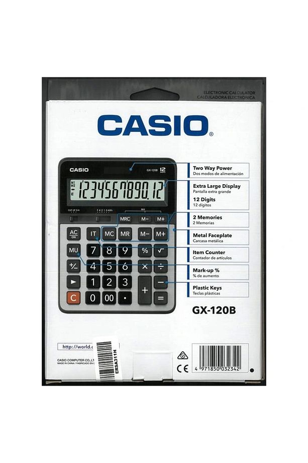 Gx-120b 12 Hane Masaüstü Hesap Makinesi - 3