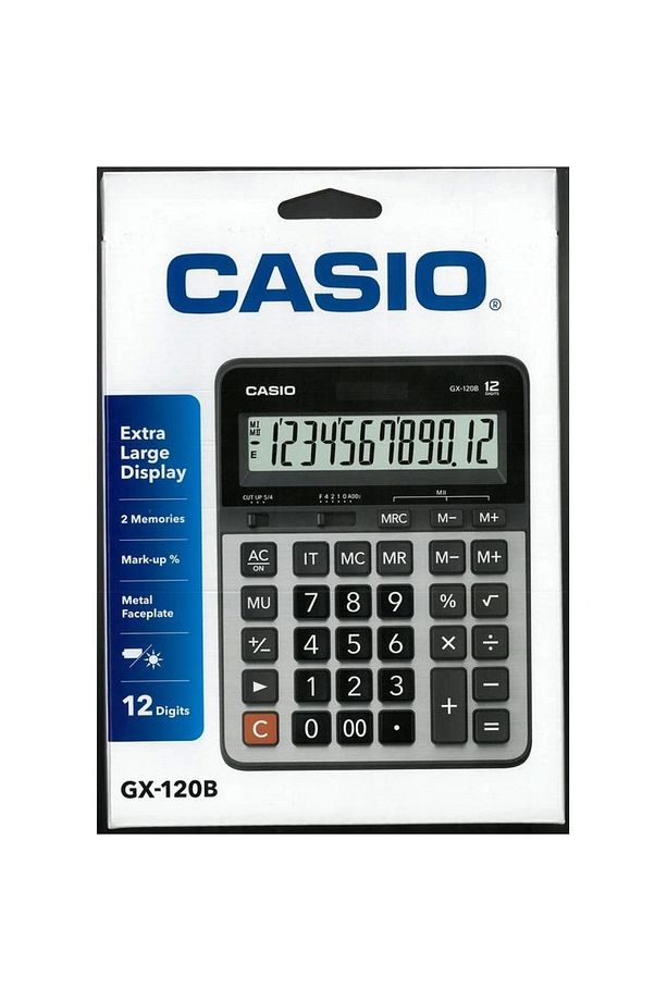 Gx-120b 12 Hane Masaüstü Hesap Makinesi - 2