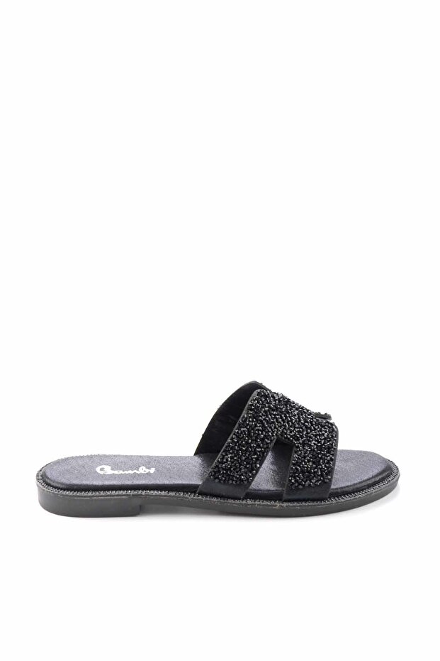 Black Women's Slippers K04913026287