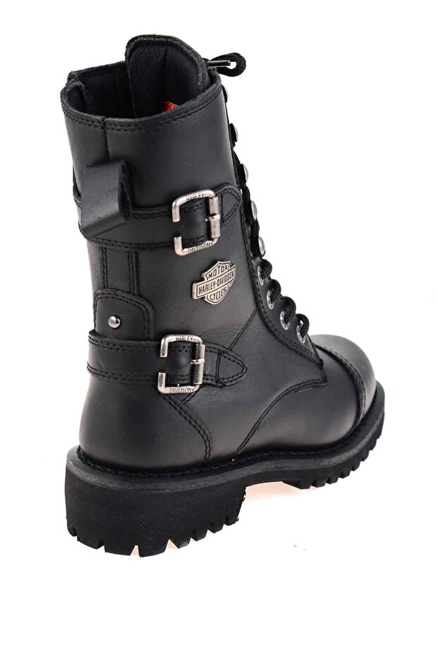 Belsa Black Deri Kadın Bot - 5