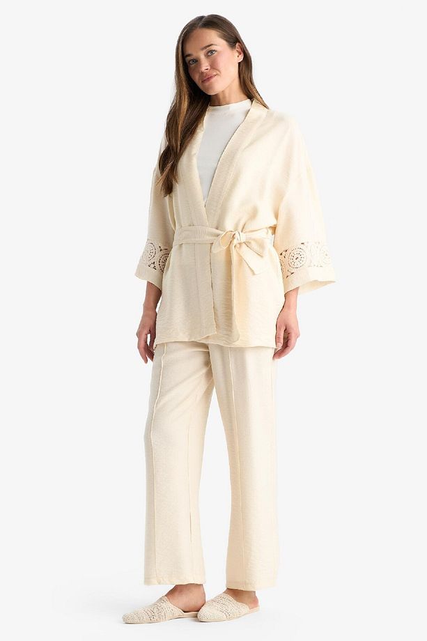 Regular Fit Cep Detaylı Düz Paça Pantolon F0984AX25SM - 3