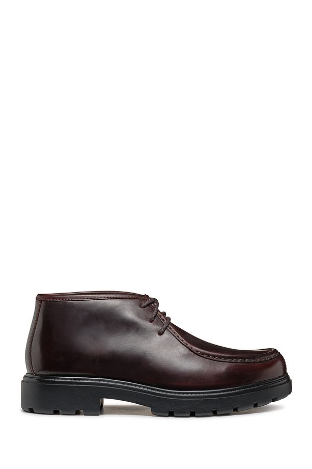 Erkek Bordo Spherica Ec7 Bağcıklı Deri Klasik Bot U46frd0003zc7011 - 1