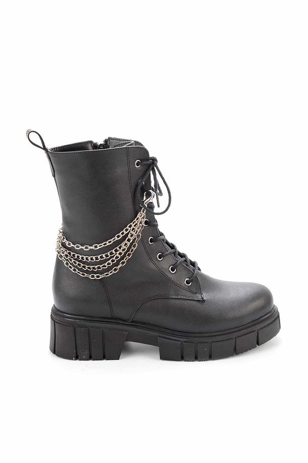 Siyah Kadın Bot & Bootie K02526091609 - 1