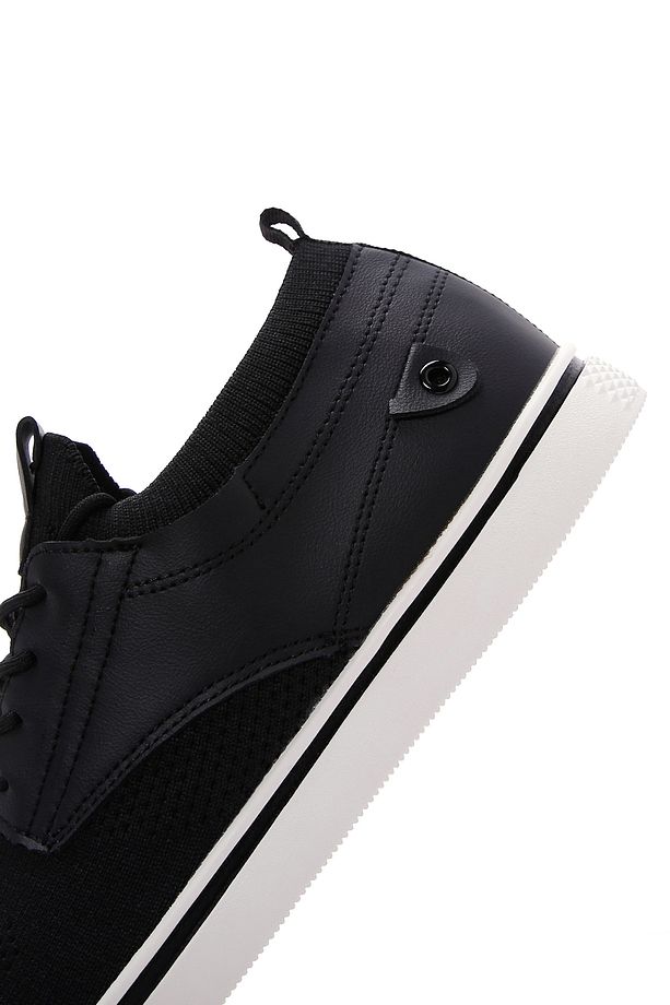 Zero Erkek Siyah Bağcıklı Sneaker 25sfd69036f - 7