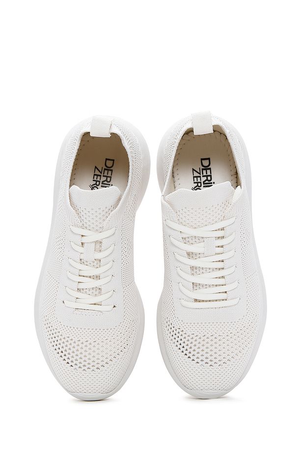 Zero Kadın Gri Bağcıklı Kalın Tabanlı Sneaker 25sfd43026f - 6