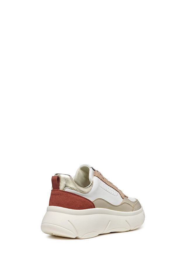 Kadın Beyaz Nebula 2.0 X Bağcıklı Kalın Taban Deri Sneaker D45nhb085cfc1327 - 7