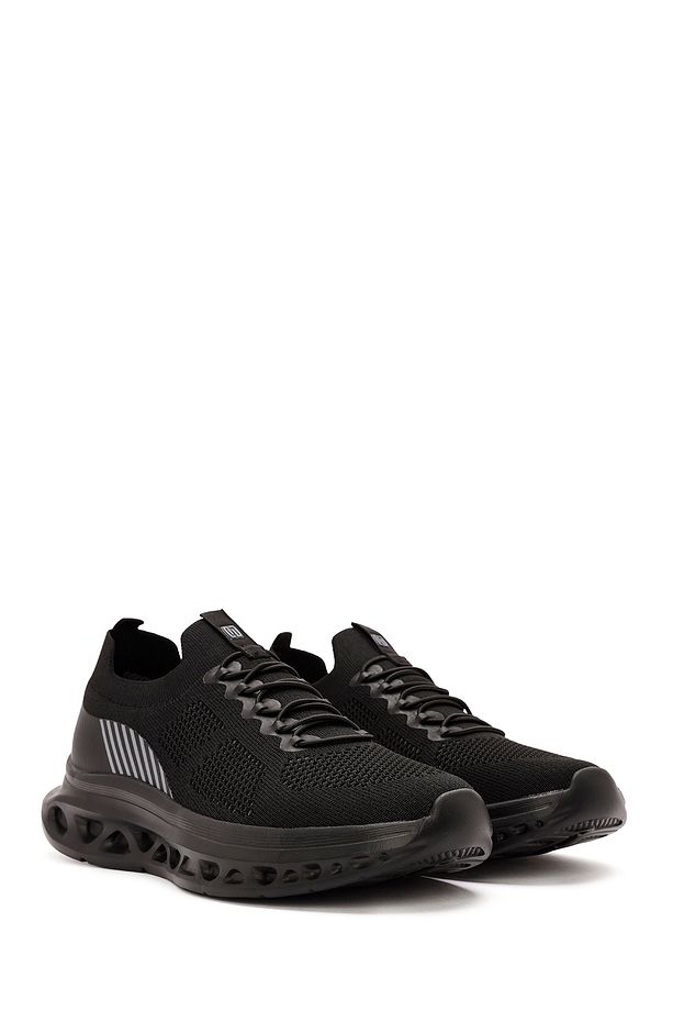 Zero Erkek Siyah Bağcıklı Kalın Tabanlı Sneaker 25sfd69176f - 3