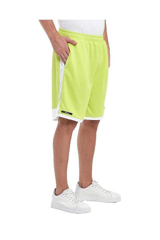 File Şeritli Jakarlı Polyester Erkek Spor Şort - 4