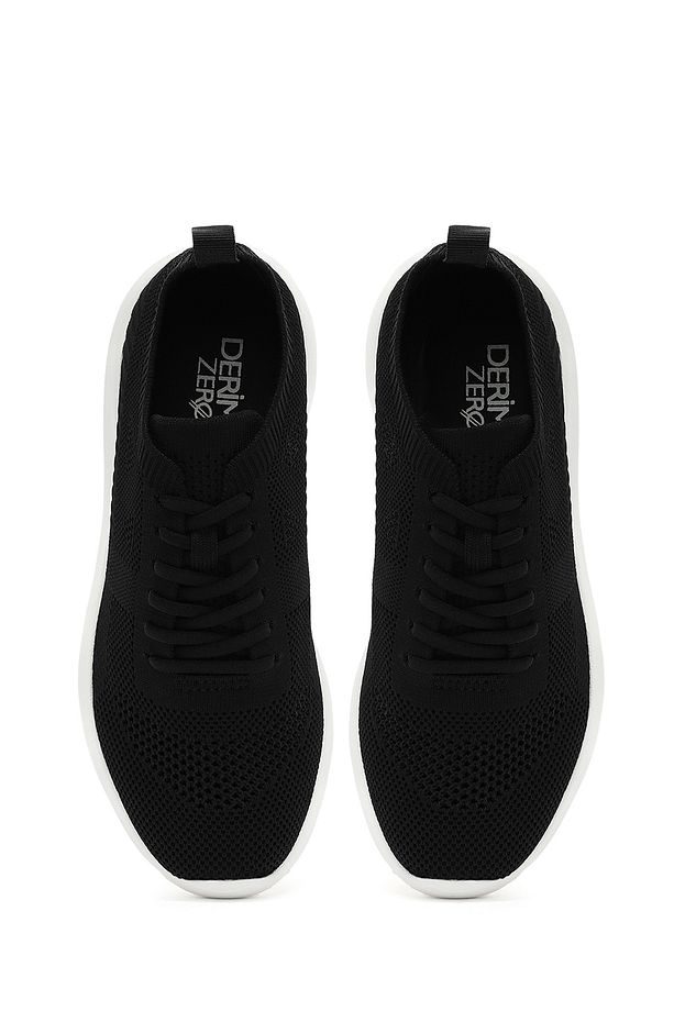 Zero Kadın Siyah Bağcıklı Kalın Tabanlı Sneaker 25sfd43026f - 7