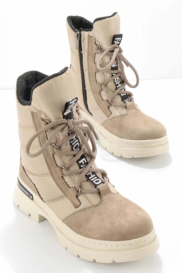 Bej Kadın Bot & Bootie K02763075567 - 2