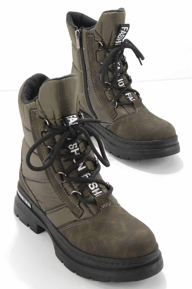 Haki Kadın Bot & Bootie K02763075567 - 2