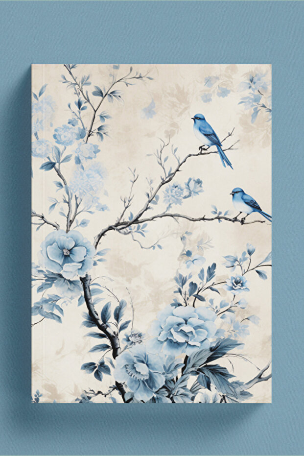 Blue Infinity Branches Notebook