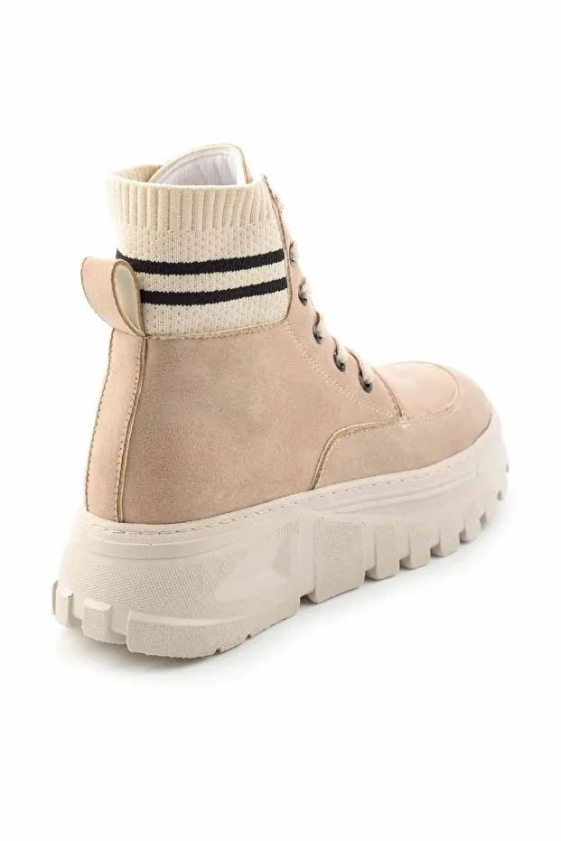 Bej Kadın Bot & Bootie K02991100302 - 5