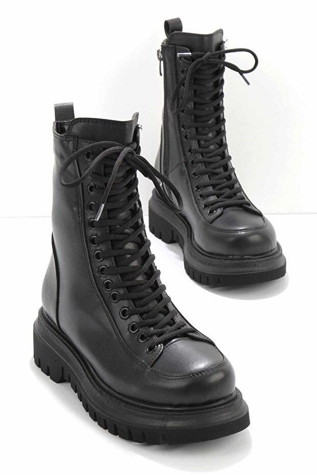 Siyah Kadın Bot & Bootie K02792030109 - 2