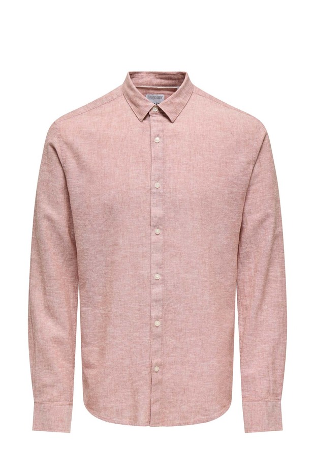 ONSCAIDEN LIFE LS SOLID L Kiremit Erkek Gömlek - 2