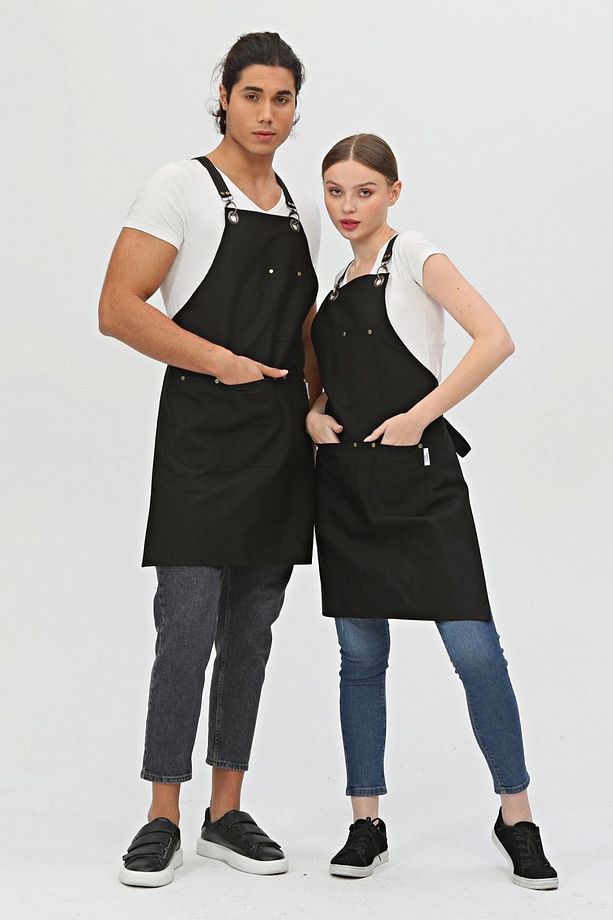 Cafe, Barista, Kuaför, Mutfak, Chef, Şef, Ressam Ve Çiçekçi Önlükleri Leke Tutmaz Önlük - 2