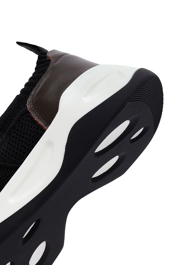 Zero Erkek Siyah Kalın Tabanlı Kumaş Sneaker 25sfd69206f - 8