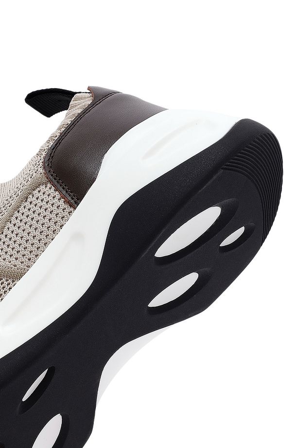 Zero Erkek Bej Kalın Tabanlı Kumaş Sneaker 25sfd69206f - 8