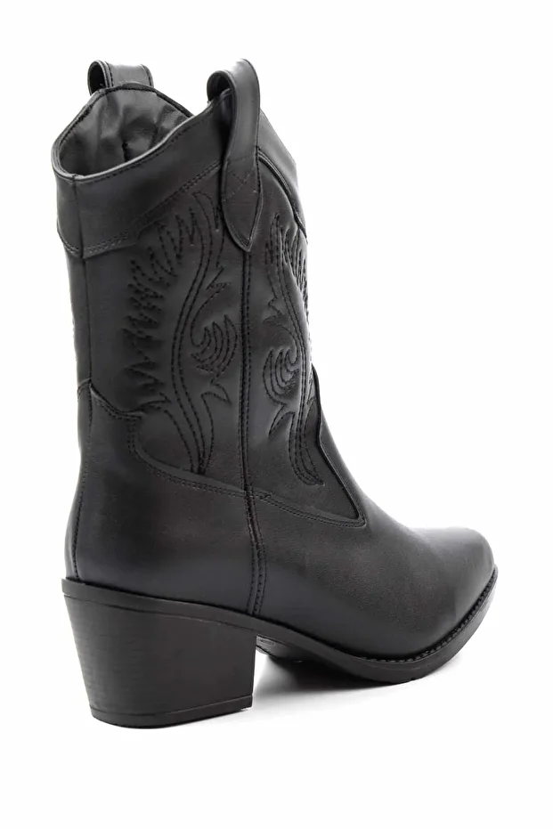 Siyah Kadın Bot & Bootie K02586888809 - 4