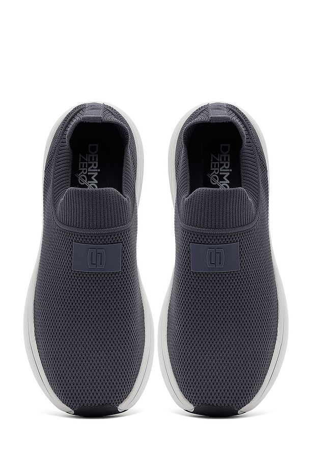 Zero Erkek Gri Kalın Tabanlı Kumaş Sneaker 25sfd69526f - 7