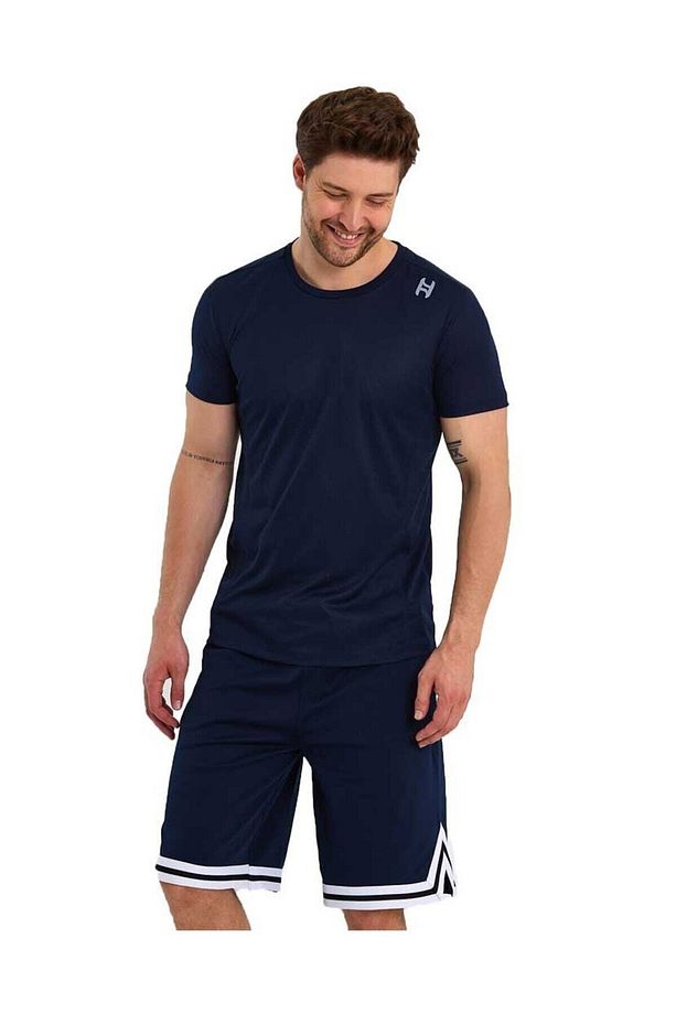 Erkek Polyester Beyaz Şeritli Basketbol Şort - 6