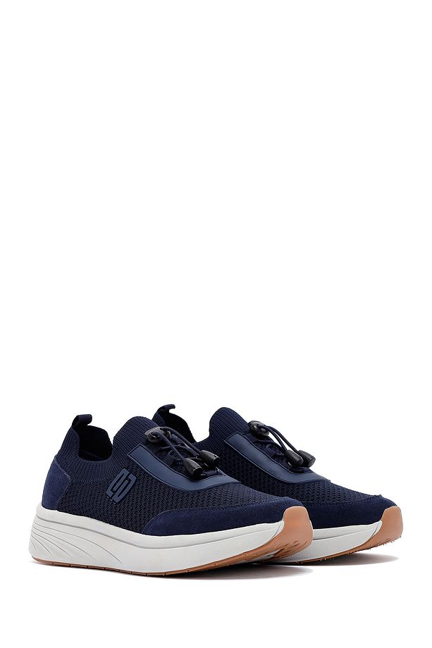 Zero Erkek Lacivert Kalın Tabanlı Kumaş Sneaker 25sfd69506f - 3