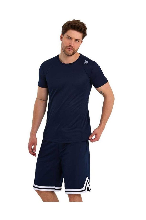 Erkek Polyester Beyaz Şeritli Basketbol Şort - 7