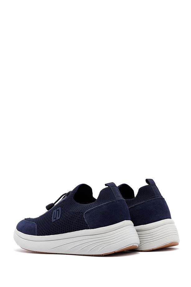 Zero Erkek Lacivert Kalın Tabanlı Kumaş Sneaker 25sfd69506f - 5