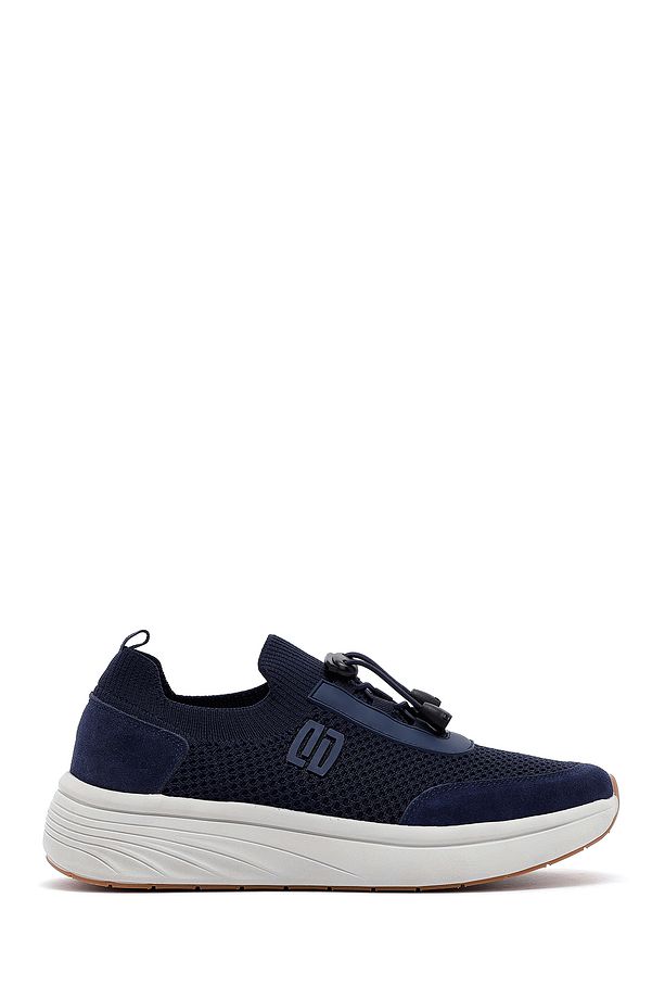 Zero Erkek Lacivert Kalın Tabanlı Kumaş Sneaker 25sfd69506f - 1