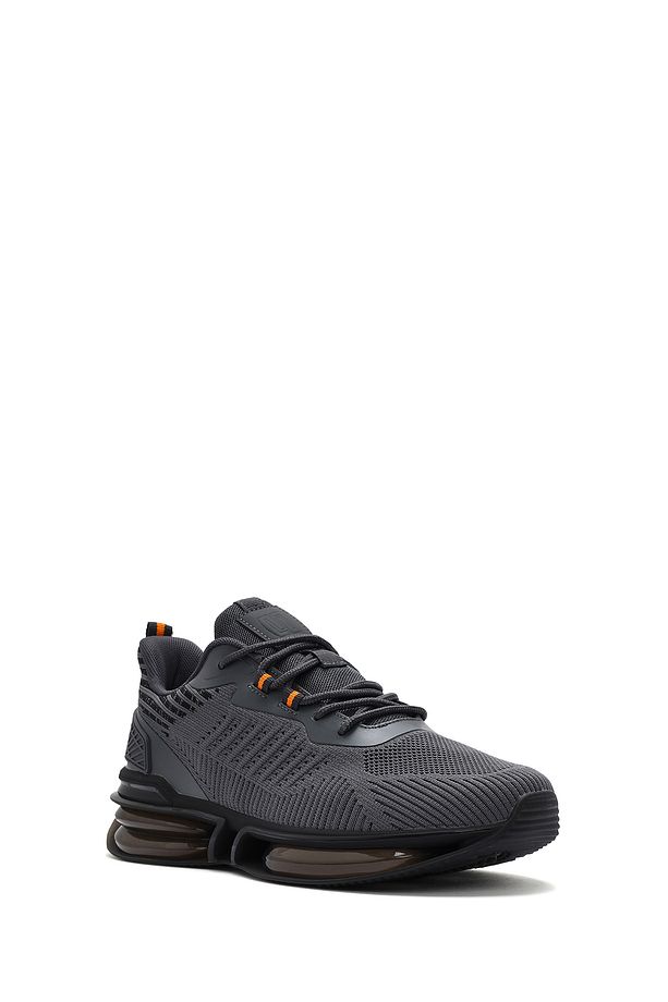 Zero Erkek Gri Bağcıklı Kalın Tabanlı Sneaker 25sfd69446f - 6