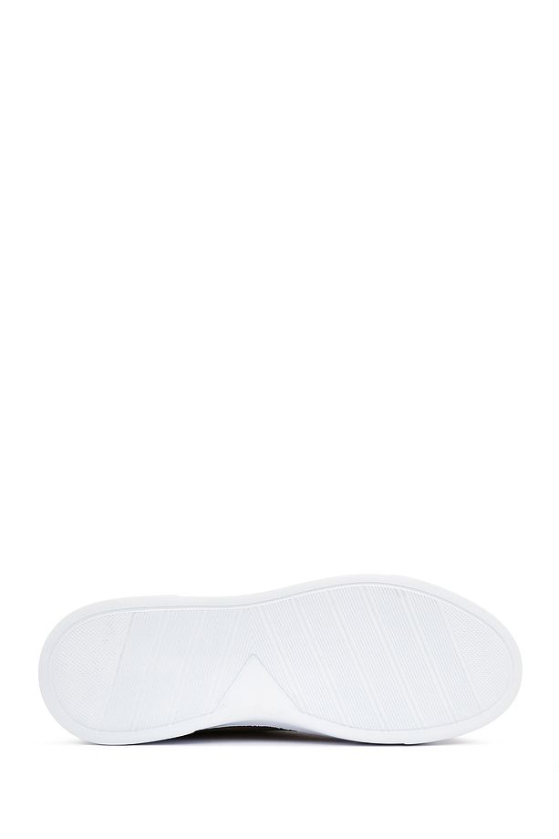 Erkek Vizon Bağcıklı Süet Deri Sneaker 25SFD752110 - 4