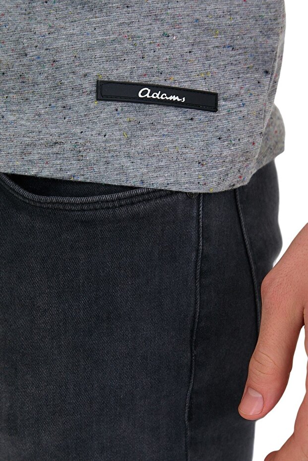 Grimelanj Baskısız Basic Kısa Kol Tişört - 6