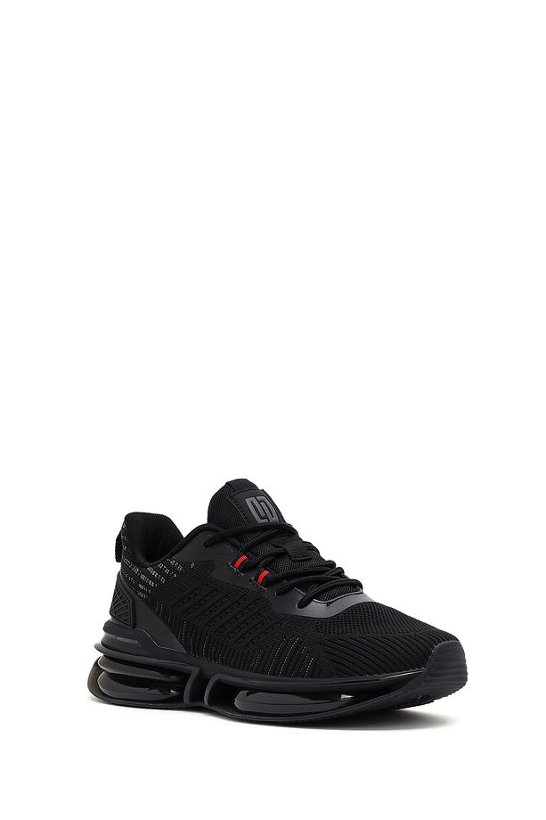 Zero Erkek Siyah Bağcıklı Kalın Tabanlı Sneaker 25sfd69446f - 6