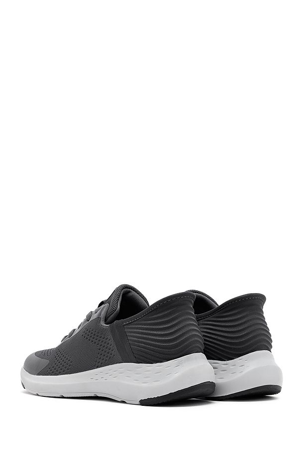 Zero Erkek Gri Kalın Tabanlı Kumaş Sneaker 25sfd69486f - 5