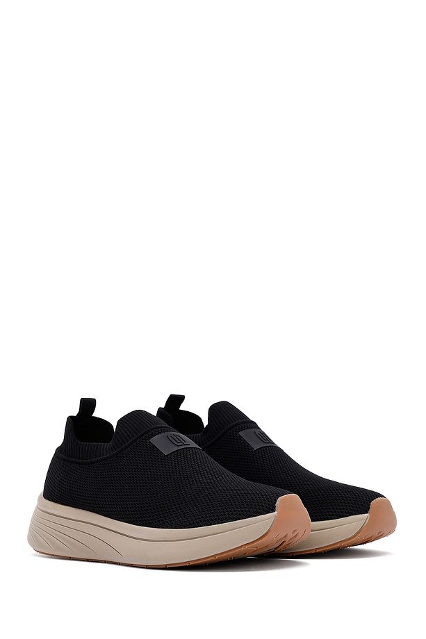 Zero Erkek Siyah Kalın Tabanlı Kumaş Sneaker 25sfd69526f - 3