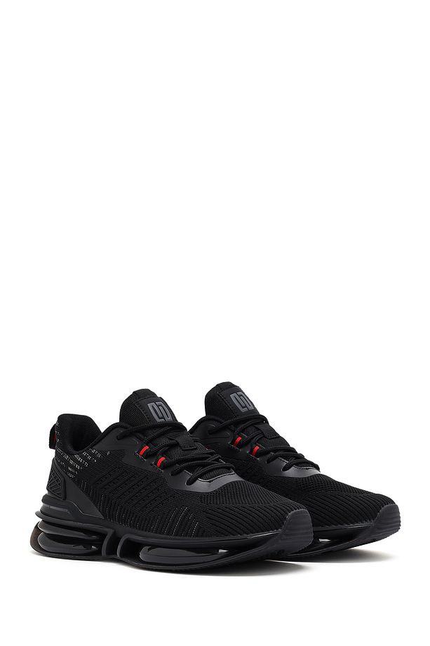Zero Erkek Siyah Bağcıklı Kalın Tabanlı Sneaker 25sfd69446f - 3