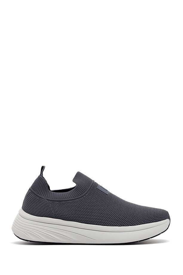 Zero Erkek Gri Kalın Tabanlı Kumaş Sneaker 25sfd69526f - 1