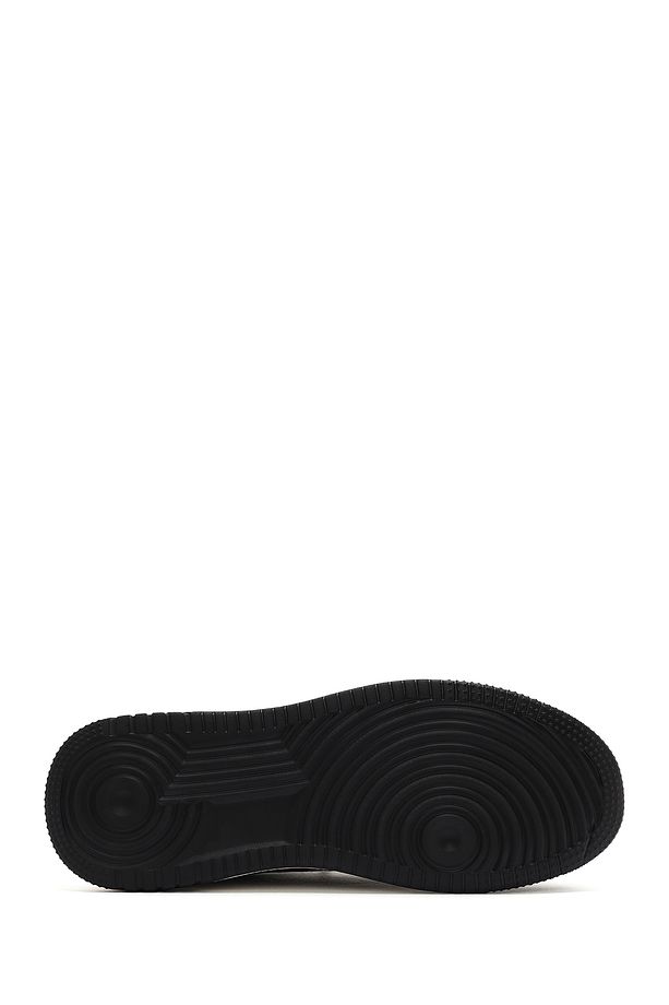 Erkek Gri Bağcıklı Kalın Tabanlı Nubuk Deri Sneaker 25SFD6935V3 - 4