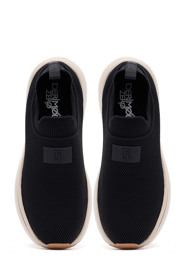 Zero Erkek Siyah Kalın Tabanlı Kumaş Sneaker 25sfd69526f - 7