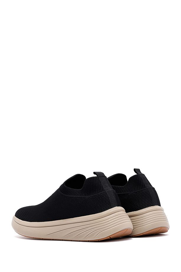 Zero Erkek Siyah Kalın Tabanlı Kumaş Sneaker 25sfd69526f - 5