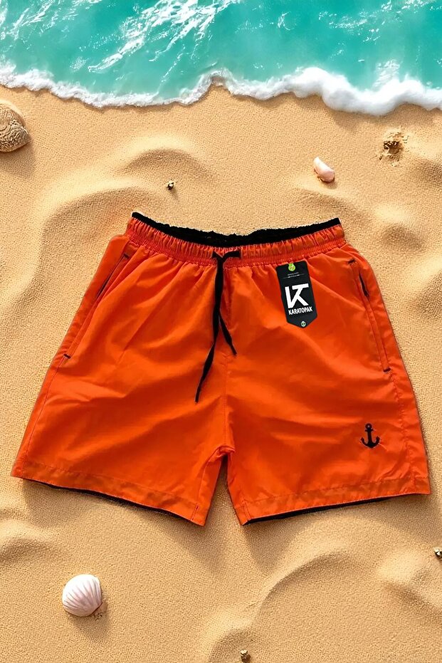 Renkli Deniz Şortu - 1