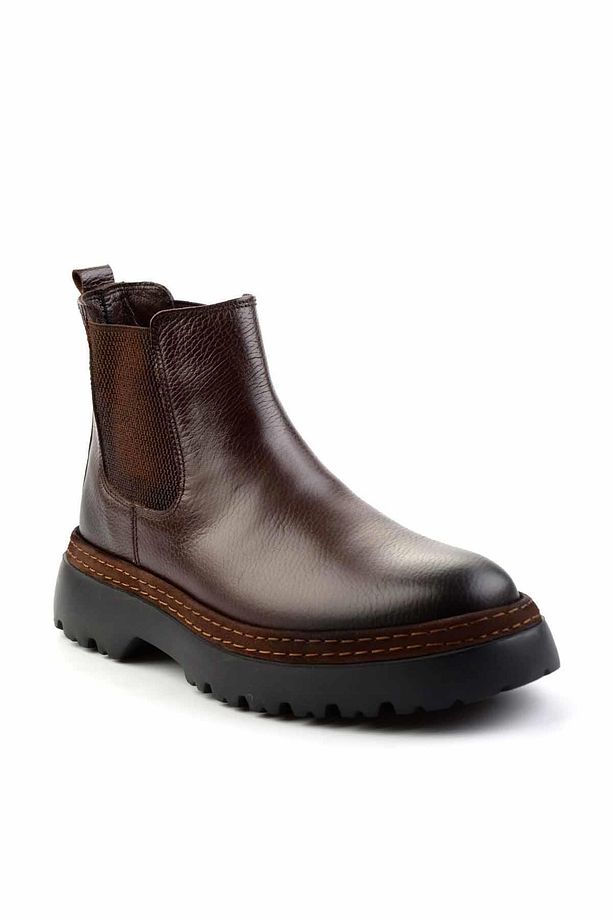 Kahve Leather Erkek Bot & Bootie E02011026640 - 3