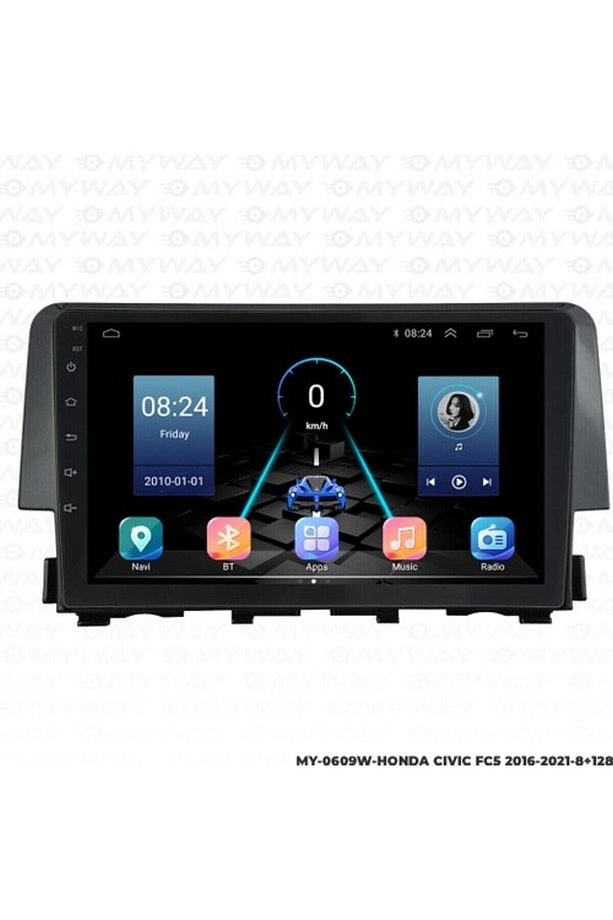 Myway Honda Civic Fc5 Android Multimedya Carplay Navigasyon Ekran - 8gb RAM+128 GB HDD - Myway - 6