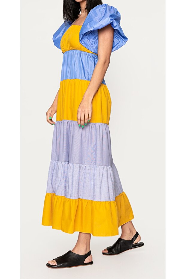 Rochie larga stil spaniol - 1