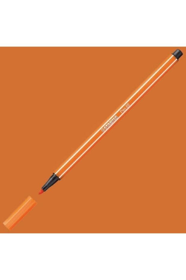 Pen 68 Felt Tip Crayons Orange